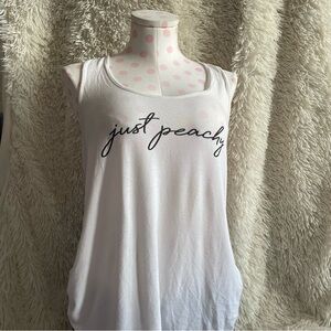“Just Peachy” Racerback tank top